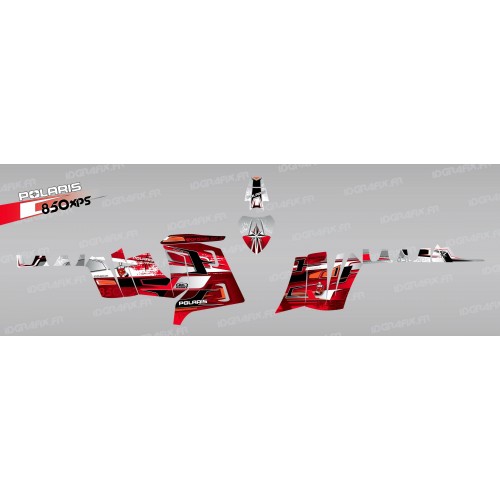Kit dekor Peaks (Rot) - IDgrafix - Polaris 850 /1000 XPS