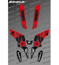 Rockstar Edition Graphic Kit (Red) - Kymco 300 Maxxer