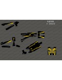 Kit déco GP Edition Full (Jaune) - Specialized Levo (après 2022)