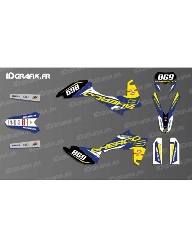 Kit dekor Factory S Race Edition (Blau) - Sherco 125-250-300-450