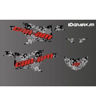 Kit decorazione Camo Digital Edition (Rosso) - Idgrafix - Can Am Maverick SPORT