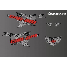 Kit decoration Camo Digital Edition (Red) - Idgrafix - Can Am Maverick SPORT - IDgrafix