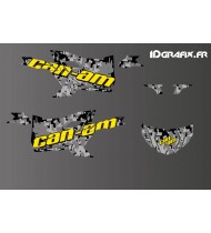 Kit decoration Camo Digital Edition (Yellow) - Idgrafix - Can Am Maverick SPORT