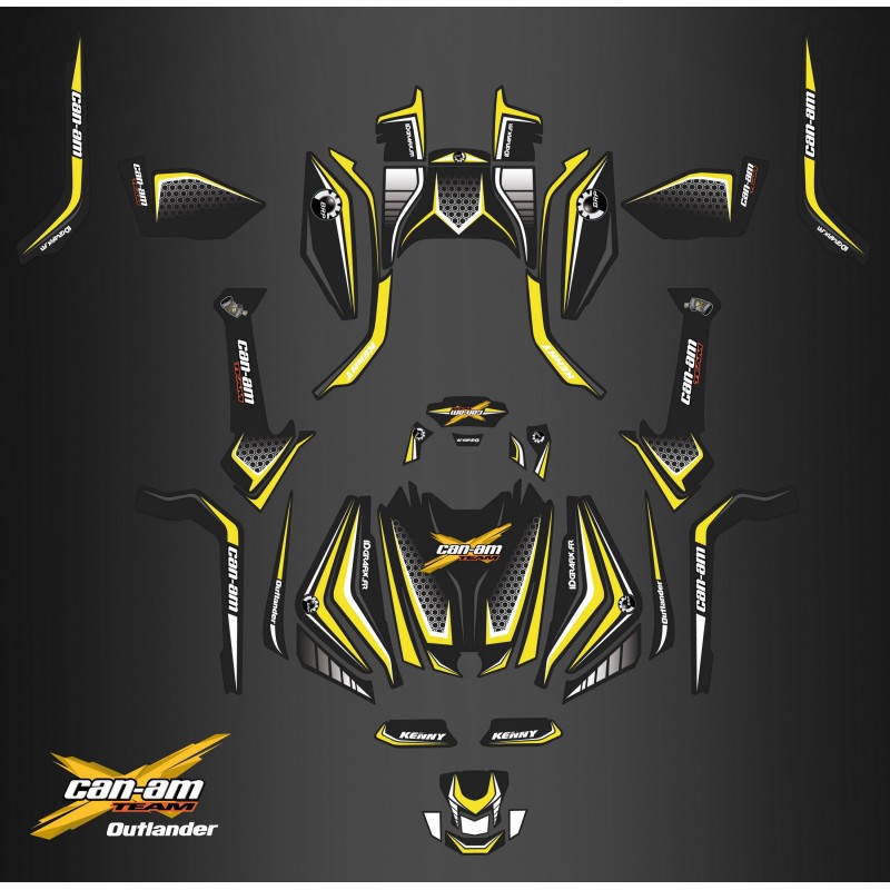 Kit dekor Full X - Limited Edition- IDgrafix - Can Am Outlander -idgrafix
