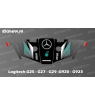 Sticker Mercedes F1 Edition - Volant Simulateur Logitech G25-27-29-920-923