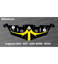 Renault F1 Edition Aufkleber - Logitech Simulator Lenkrad G25-27-29-920-923