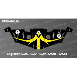 Renault F1 Edition Decal - Logitech Simulator Steering Wheel G25-27-29-920-923-idgrafix