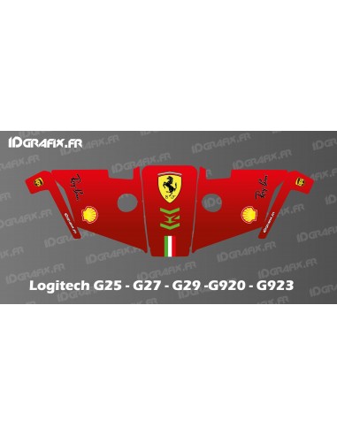 Etiqueta Scuderia F1 Edition: volant Logitech Simulator G25-27-29-920-923 -idgrafix