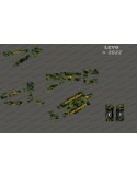 Kit deco Army Edition complet (verd) - Levo especialitzat (després del 2022)