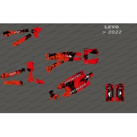 Kit deco Brush Edition complet (vermell) - Levo especialitzat (després del 2022) -idgrafix