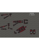 Kit-deco-Carbon Edition Full (Rot) - Specialized Levo (nach 2022)