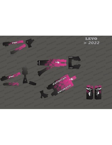 Kit deco Levo Edition complet (rosa) - Levo especialitzat (després del 2022) -idgrafix