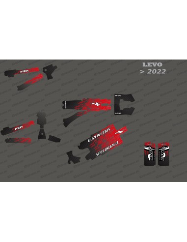 Kit deco Levo Edition complet (vermell) - Levo especialitzat (després del 2022) -idgrafix