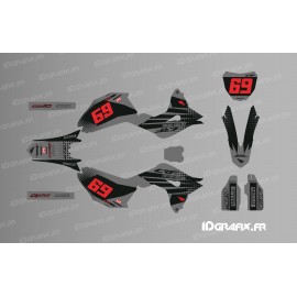 Kit decoration CRF Factory (Black / Gray) - Honda CR / CRF 125-250-450 - IDgrafix