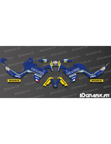 Kit-deco Dakar Gauloises Edition (Blau) für Yamaha Ténéré 700 (nach 2019)