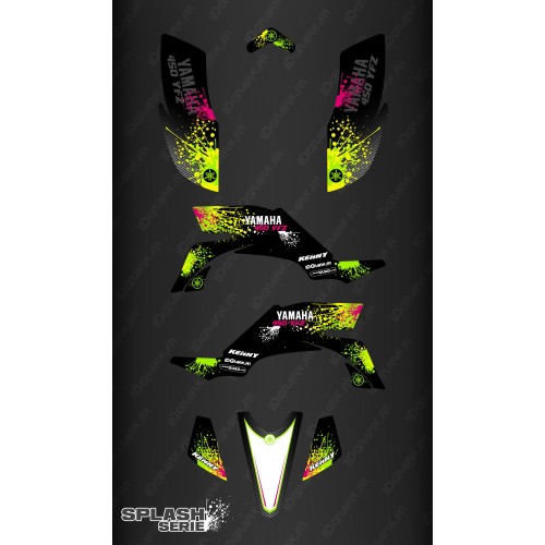 Kit décoration Splash series (Noir) - IDgrafix - Yamaha YFZ 450 / YFZ 450R