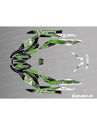 Kit décoration Factory Edition (Vert) pour Kawasaki STX 160