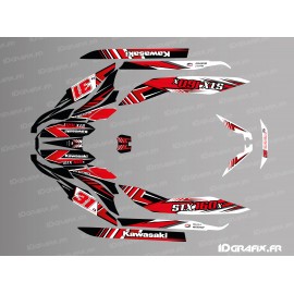 Kit decoration Factory Edition (Red) for Kawasaki STX 160-idgrafix