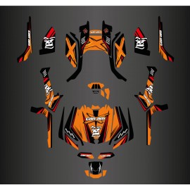 Kit dekor Gorilla Series Full (Gelb) - IDgrafix - Can Am Outlander (G2)