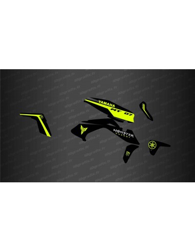 Kit déco Monster Edition (Jaune Fluo) - IDgrafix - Yamaha MT-07 (après 2021)