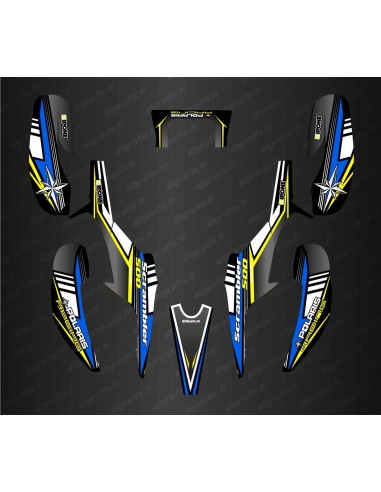 Kit déco Star Edition (Jaune/Bleu) pour Polaris Scrambler 500 (avant 2012)