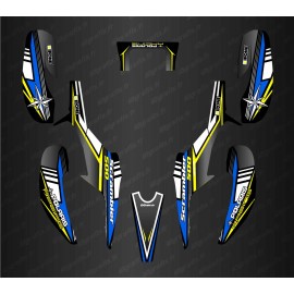 Kit déco Star Edition (Jaune/Bleu) pour Polaris Scrambler 500 (avant 2012)
