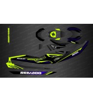 Kit de decoració Factory Edition (groc gris) per a Seadoo RXP-X 300 (després del 2021) -idgrafix