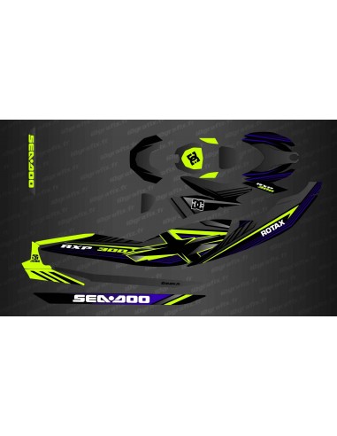 Kit decoration Factory Edition (Yellow Gray) for Seadoo RXP-X 300 (after 2021)