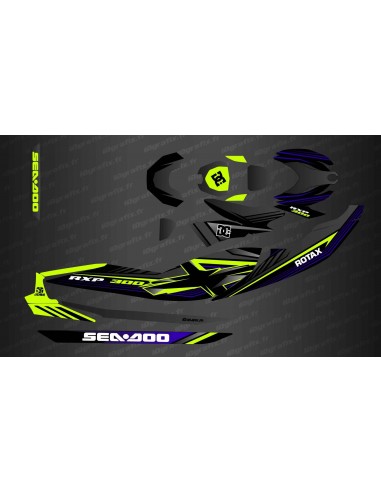 Kit decorazione Factory Edition (Yellow Grey) per Seadoo RXP-X 300 (dopo il 2021)