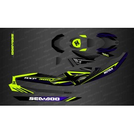 Kit dekor Factory Edition (Gelbgrau) für Seadoo RXP-X 300 (nach 2021)