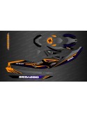 Kit decorazione Factory Edition (Grigio Arancio) per Seadoo RXP-X 300 (dopo il 2021)