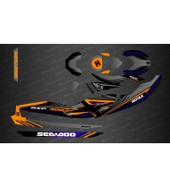 Kit de decoració Factory Edition (gris taronja) per a Seadoo RXP-X 300 (després del 2021) -idgrafix
