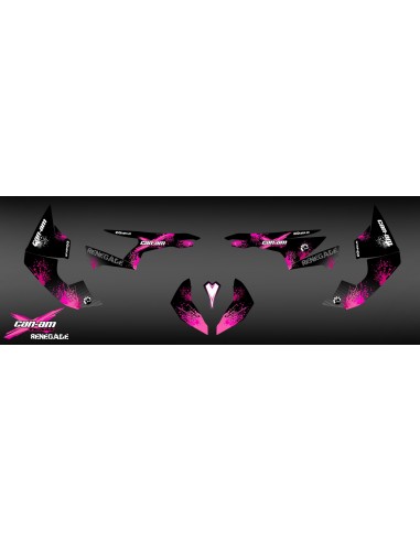 Kit decoration Pink Splash Series - IDgrafix - Can Am Renegade