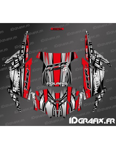 Kit décoration Personnalisé Titanium Edition (Rouge)- IDgrafix - Polaris RZR 1000 Turbo / Turbo S