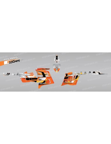 Kit décoration Pics (Orange) - IDgrafix - Polaris 550 XPS