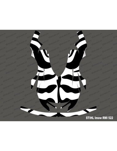 Sticker Zebra Edition - Robot rasaerba Stihl Imow 522