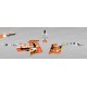 Kit dekor Spitzen (Orange) - IDgrafix - Polaris 850 /1000 XPS -idgrafix