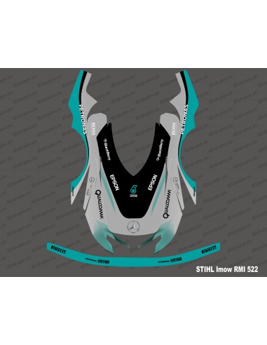 Adesivo Mercedes F1 Edition - Robot tagliaerba Stihl Imow 522
