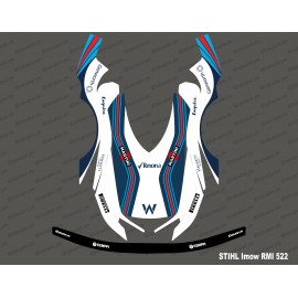 Pegatina Martini Racing F1 Edition - Robot cortacésped Stihl Imow 522