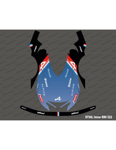 Adesivo Alpine F1 Edition - Robot rasaerba Stihl Imow 522