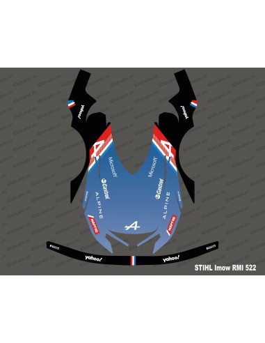 Alpine F1 Edition Sticker - Stihl Imow 522 Robot Lawnmower