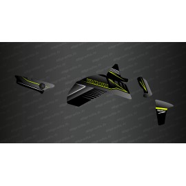 Kit décoration Racing (Gris/Jaune) - IDgrafix - Yamaha MT-09 (après 2021)