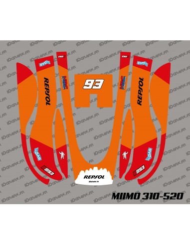 Aufkleber GP93 Edition - Honda Miimo 310-520 Mähroboter
