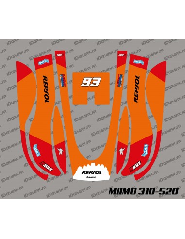 Sticker GP93 Edition - Robot de tonte Honda Miimo 310-520