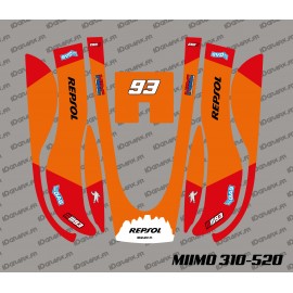 Aufkleber GP93 Edition - Honda Miimo 310-520 Mähroboter