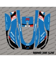 Aufkleber F1 Alpine Edition - Honda Miimo 310-520 Roboter-Rasenmäher