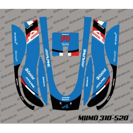 Aufkleber F1 Alpine Edition - Honda Miimo 310-520 Mähroboter