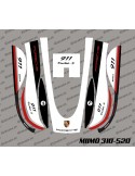 Porsche Edition Sticker - Honda Miimo 310-520 Lawnmower Robot
