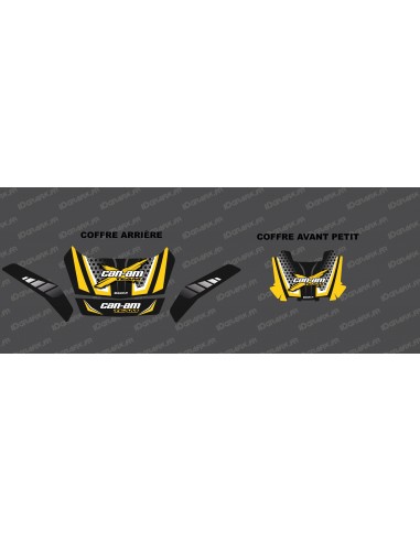 Kit decorativo Can Am Limited (giallo) - baule originale anteriore + posteriore BRP