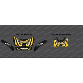 Can Am Limited decoration kit (Yellow) - original trunk Front + Rear BRP - IDgrafix